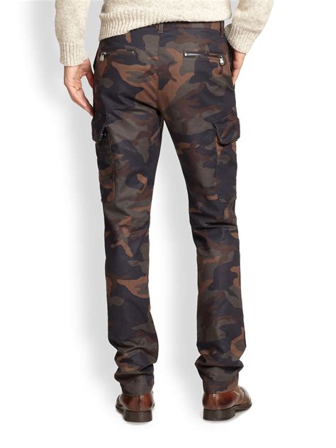 michael michael kors camouflage cargo pants